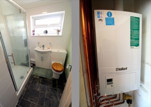 Bathroom and Boiler- click for photo gallery